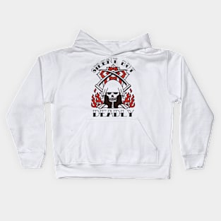 Grim Reaper Tattoo Kids Hoodie